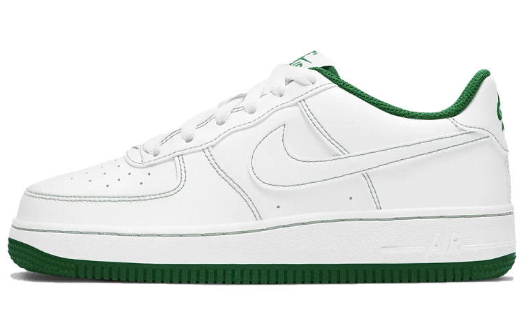 Кроссовки Nike Air Force 1 LV8 GS (белый / зеленый)