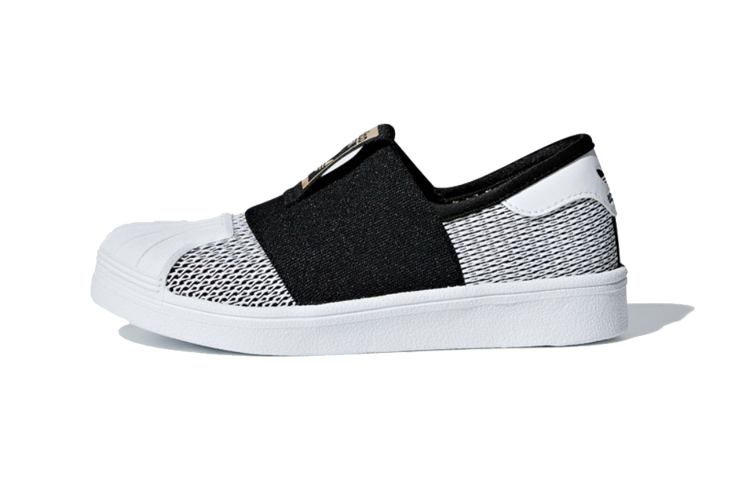 Детские кеды adidas Superstar (черно-белый) — фото 1