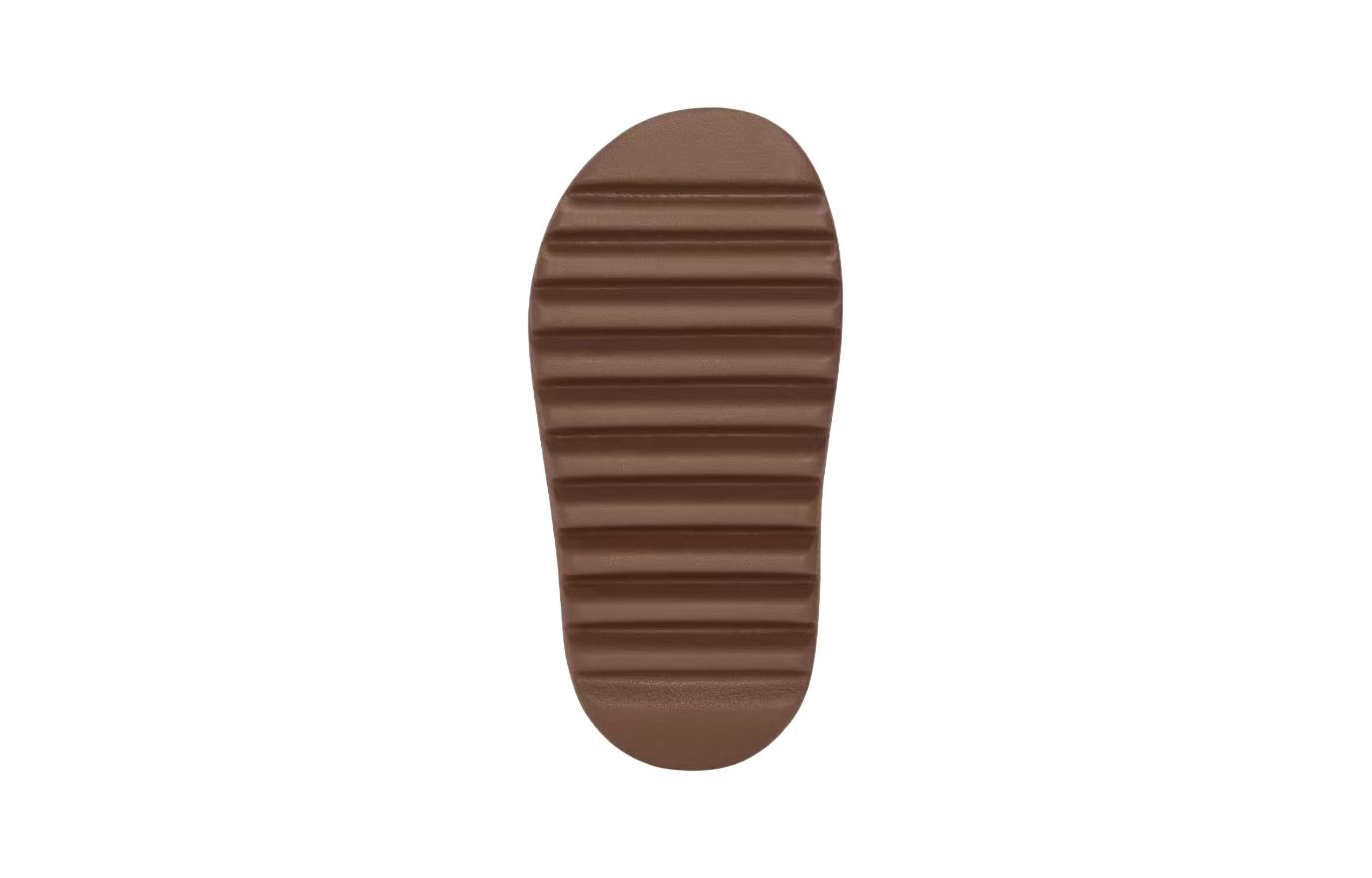 Детские шлепки adidas originalsYeezy Slide (аминь-коричневый) — 亚麻棕 — фото 5