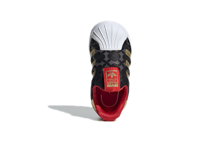 Детские кеды adidas originals Superstar 360 I (черно-золотые) — Чёрный / золотой — фото 7
