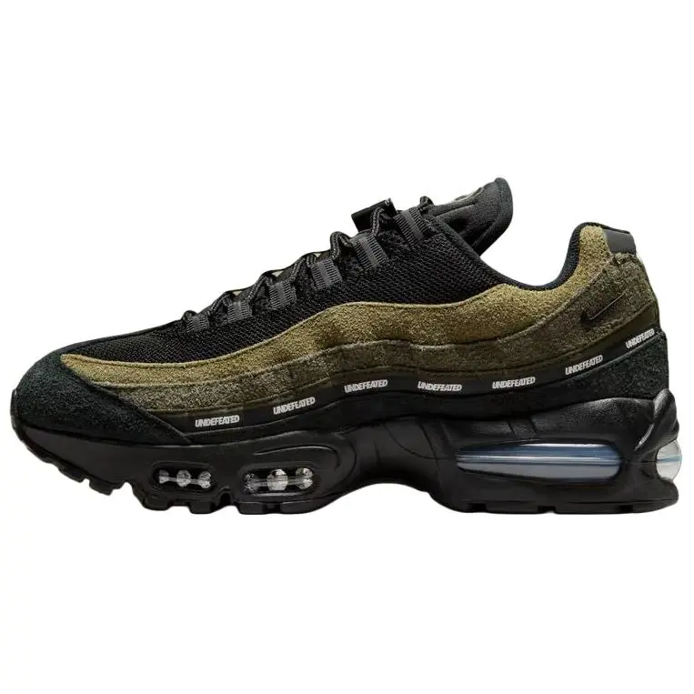 UNDEFEATED x Nike Air Max 95 Abrasion Resistant Low top Casual Running Shoes Unisex Green Black