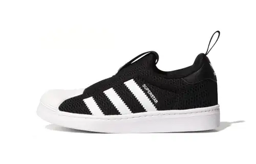 Adidas originals SUPERSTAR 360 Casual Low Top Sneakers Black Infant and Toddler