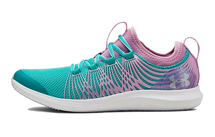 Кроссовки Under Armour Infinity 2 GS (фиолетово-зеленые)