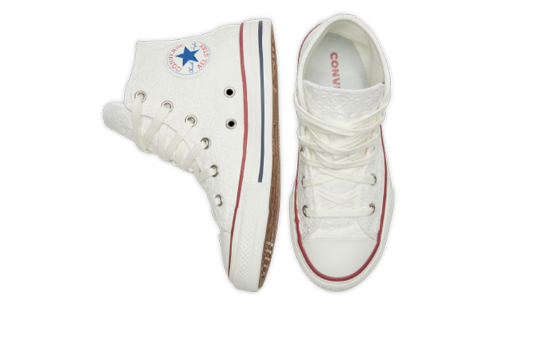Детские кеды Converse Chuck Taylor All Star (белые) — фото 5