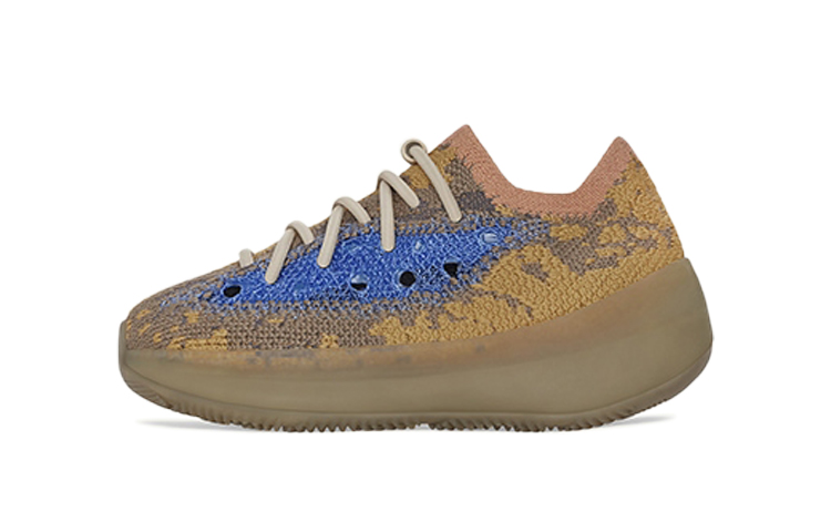 Кроссовки adidas originals Yeezy Boost 380 (сине-коричневые)