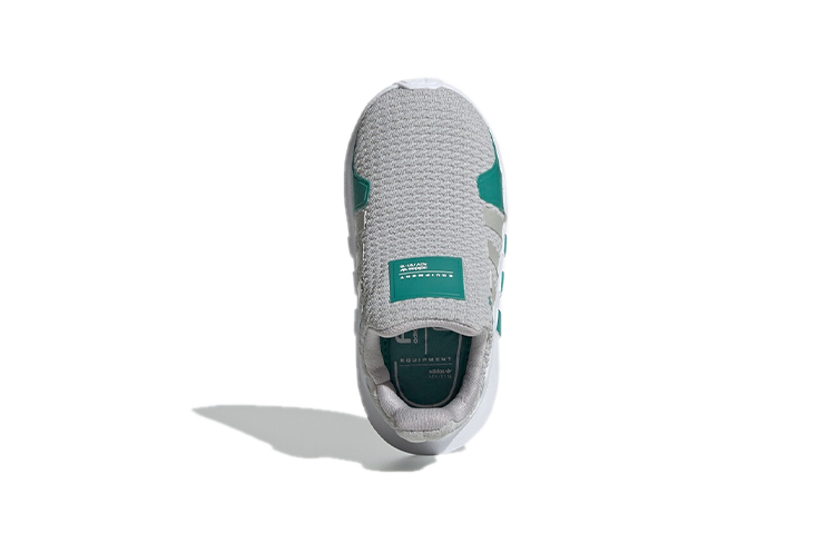 Детские кроссовки adidas originals EQT ADV 360 I (серо-зеленые) — фото 6