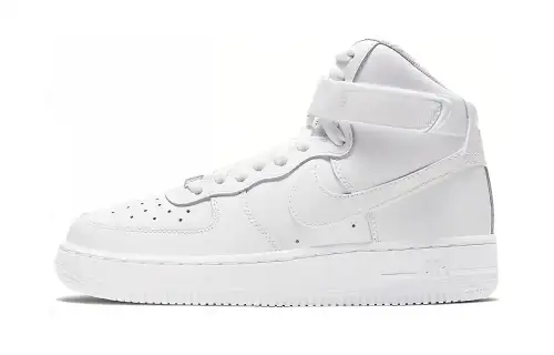 Nike Air Force 1 High LE Triple White GS