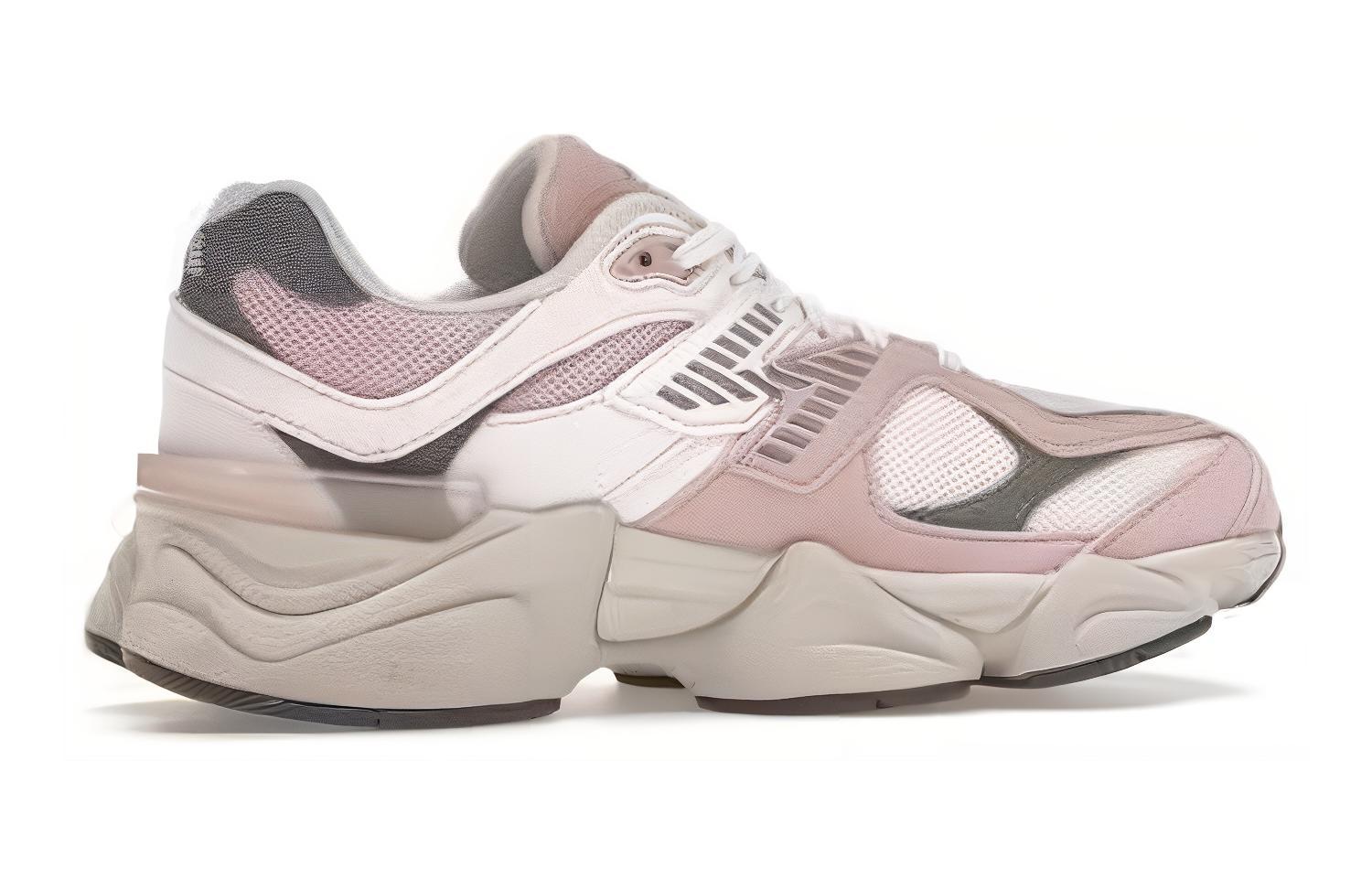 Детские кроссовки New Balance 9060 (розово-серые) — фото 4
