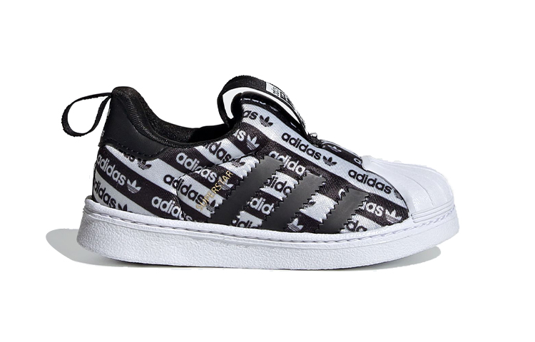 Детские кроссовки adidas originals SUPERSTAR 360 (черные) — Чёрный — фото 3