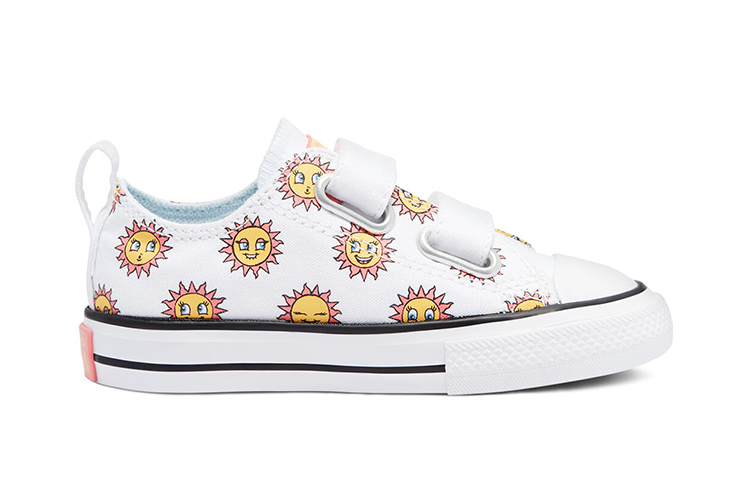 Кеды Converse Chuck Taylor All Star Low Top (бело-желтые) — Белый / жёлтый — фото 3