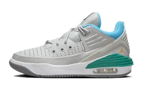 Jordan Max Aura 5 Basketball Shoes Gray Green Unisex