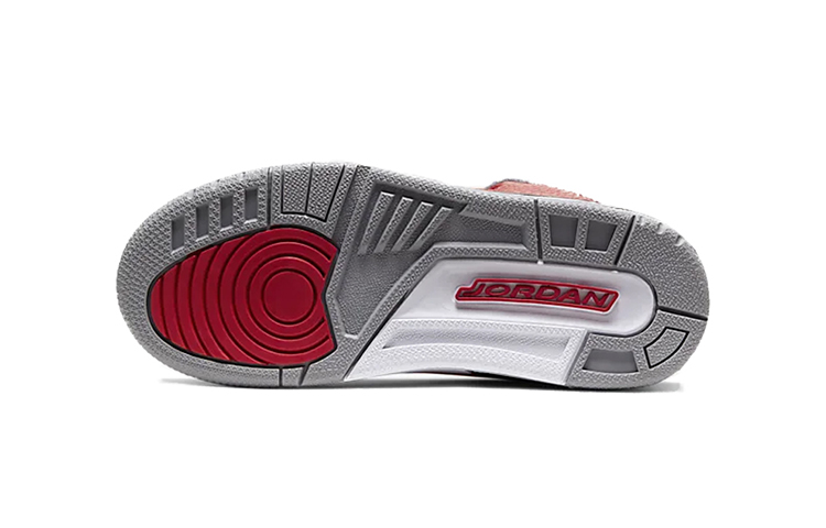 Детские кроссовки Jordan Air Jordan 3 Retro SE (красный) — фото 4
