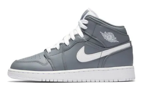 Jordan 1 Mid Cool Grey White GS