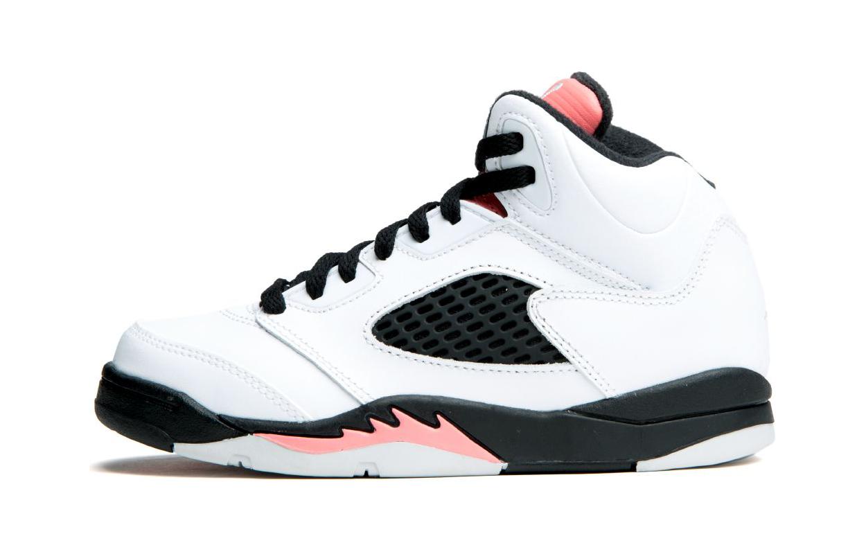 Кроссовки Jordan Air Jordan 5 Sunblush (бело-черные)
