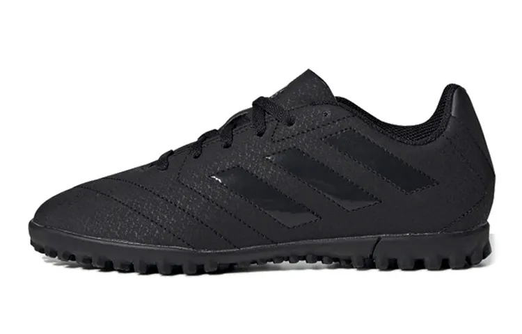 Adidas VII TF Slip Resistant Abrasion Resistant Low top Kids' Soccer Shoes Black Kids'