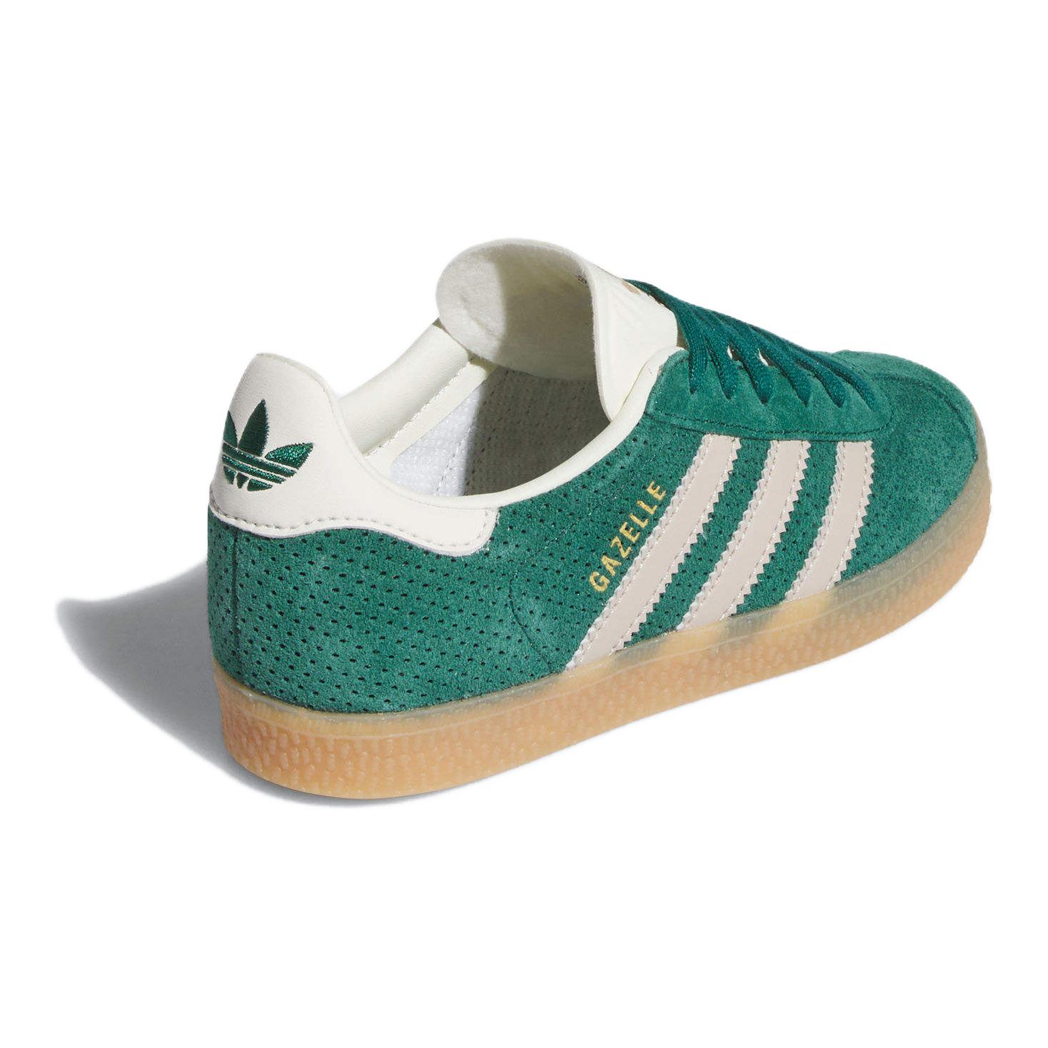 Кеды adidas originals GAZELLE (зеленые) — фото 5