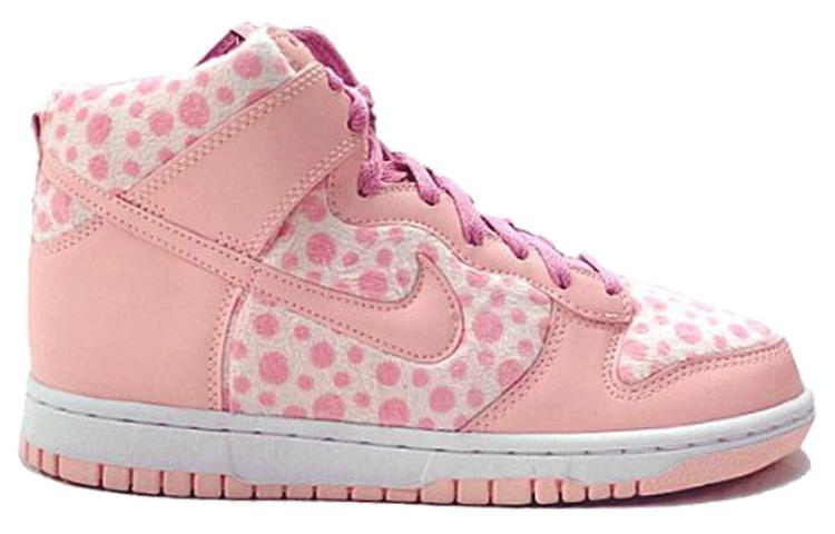 Кеды Nike Dunk GS (розово-белые) — Розовый / белый — фото 2