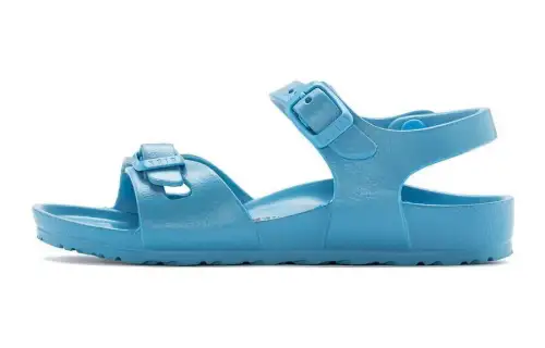 Birkenstock Comfortable children's azure sandals, soft sole