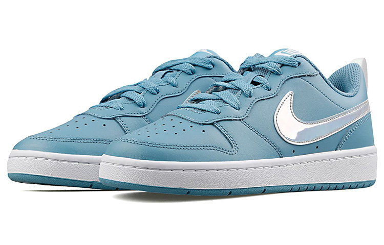 Кеды Nike Court Borough Low 2 FP (бело-синие) — фото 3