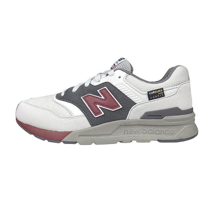 Кроссовки New Balance 997 (светло-серый с красным)