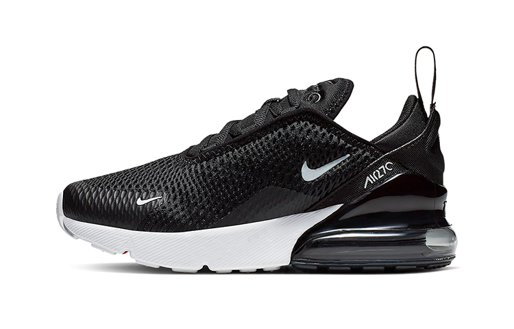 Детские кроссовки Nike Air Max 270 (черно-белые) — фото 1