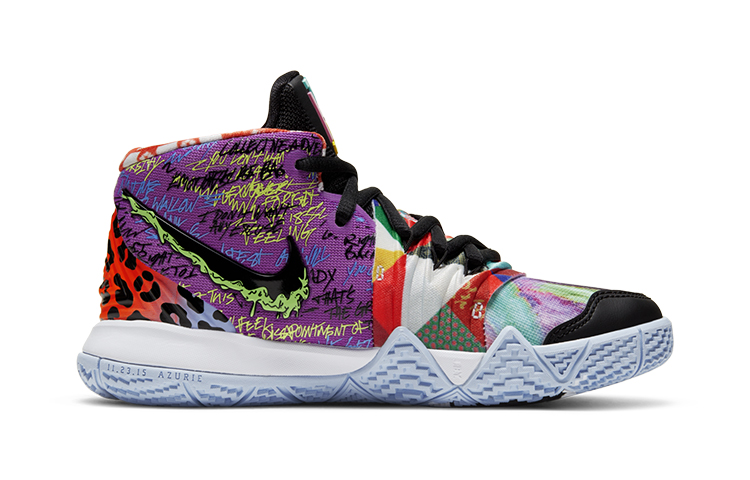 Детские кроссовки Nike Kybrid S2 "What The" (черно-желто-красный) — Чёрный / жёлтый / красный — фото 3