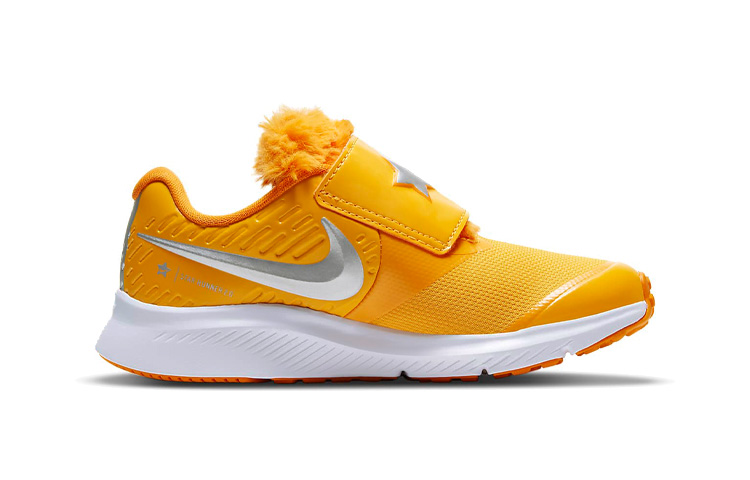 Кроссовки Nike Star Runner 2 (серебристо-желтые) — фото 3