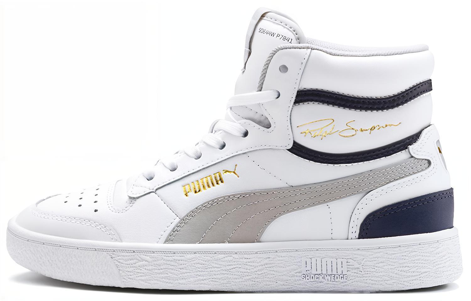 Кеды PUMA Ralph Sampson Mid Jr (бело-серый)