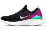 Nike Epic React Flyknit 2 Black Vivid Purple GS