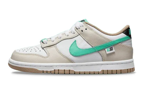 Nike Dunk Low Split Seam White Tan Mint GS