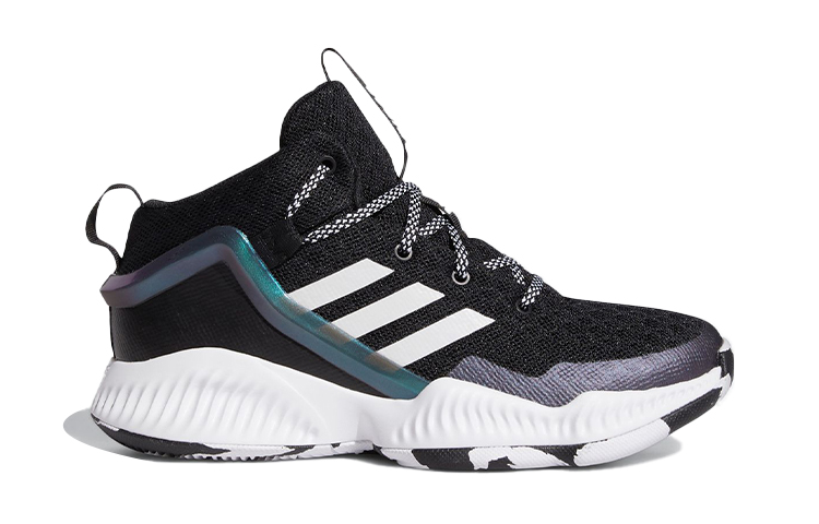 Детские кроссовки adidas Lockdown J (черный / белый) — Чёрный / белый — фото 2