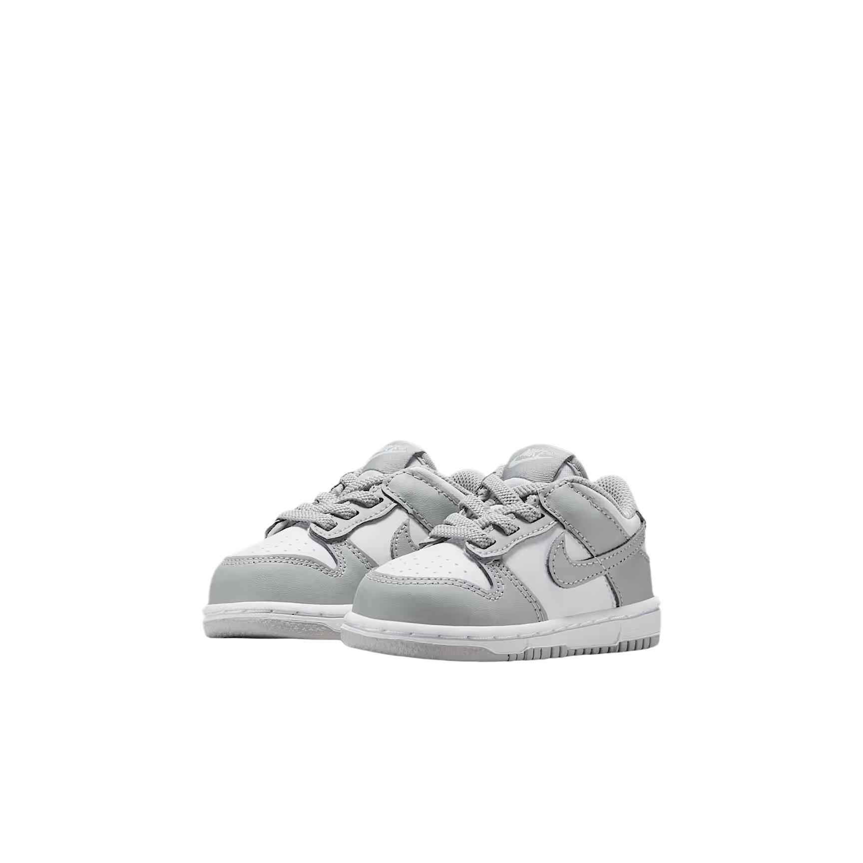 Детские кроссовки Nike Dunk Low (светло-серый) — фото 5