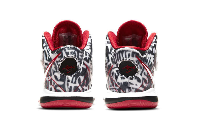 Кеды Nike Lebron 8 "Graffiti" (черно-красные) — фото 5