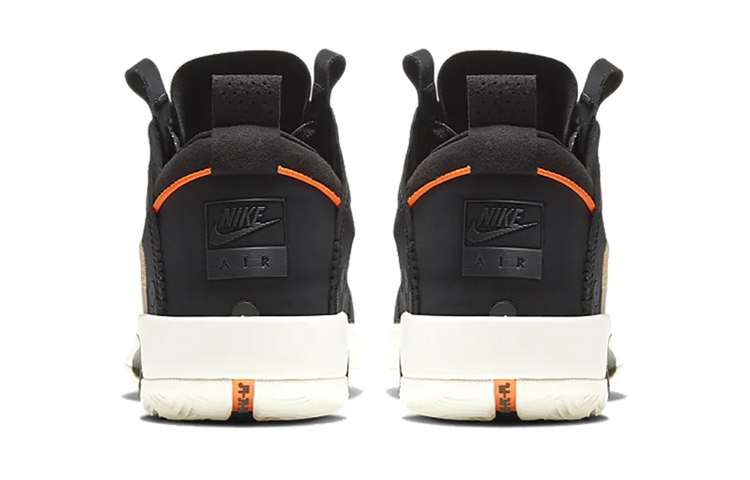 Кроссовки Jordan JordanAir Jordan 34 "Amber Rise" GS (оранжевые) — 亮琥珀色/黑/帆白/金属银 — фото 4
