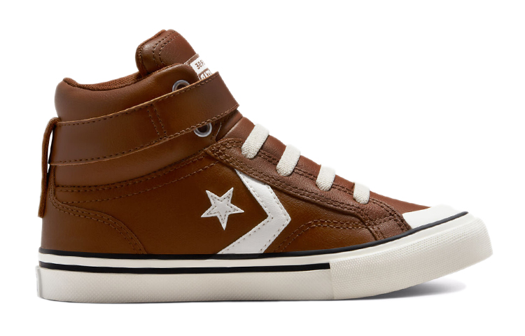 Детские кеды Converse Pro Blaze Strap (коричневый) — фото 2