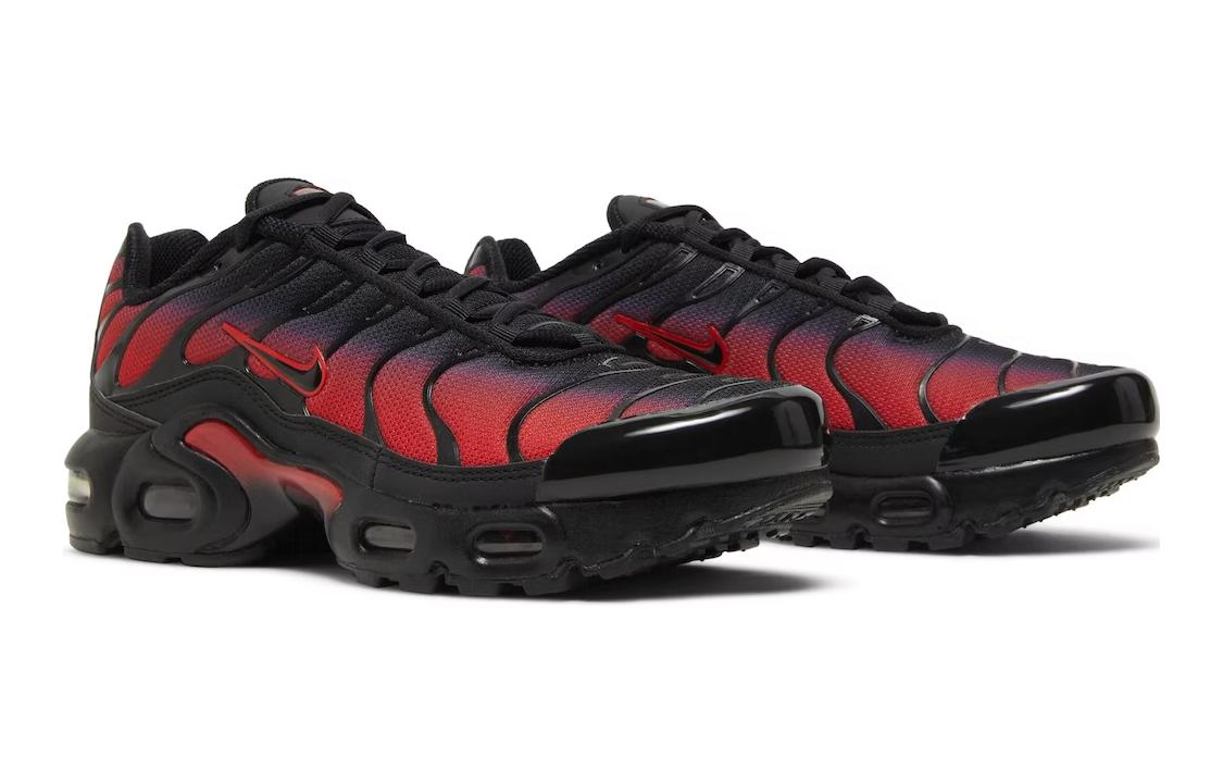 Кроссовки Nike Air Max Plus GS (черно-красные) — фото 3
