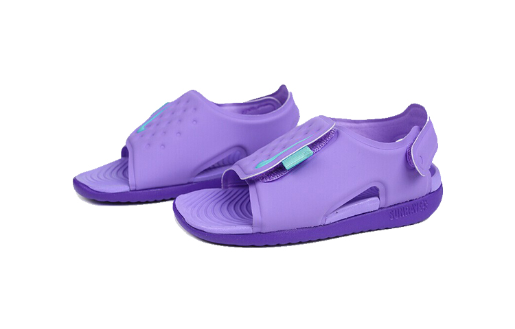Сандалии Nike Sunray Adjust 5 PU (фиолетовые) — Фиолетовый — фото 5