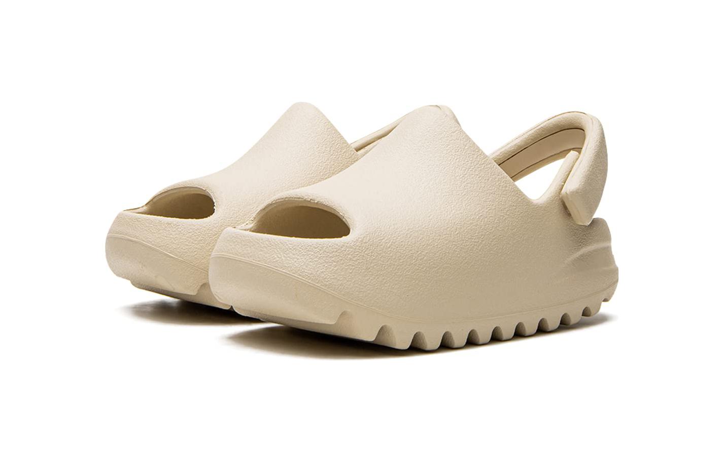Детские сабо adidas originalsYeezy Slide Bone (миле-белые) — фото 4
