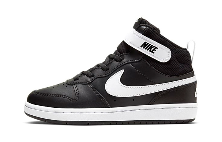 Детские кеды Nike Mid 2 (черно-белые)