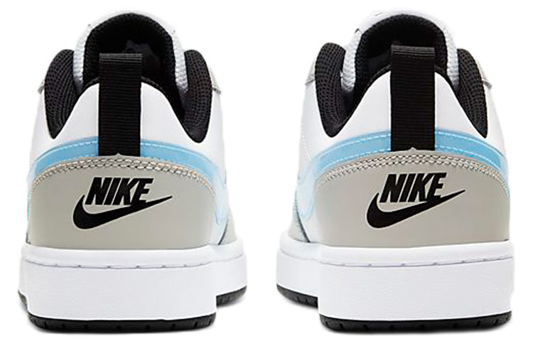 Кеды Nike NikeCourt Borough (бело-серый) — 白色/浅银灰/黑/冰川蓝 — фото 7