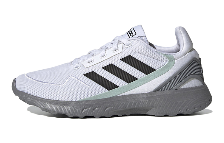 Детские кроссовки adidas neo Nebzed K (бело-зеленые)