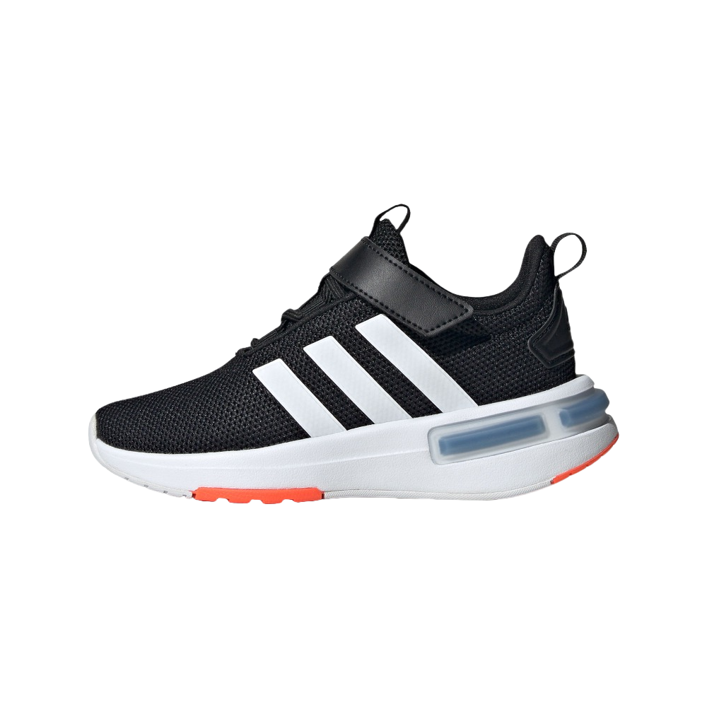 Детские кроссовки adidas RACER TR23 EL K (черно-бело-красные)
