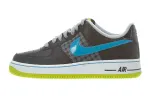 Nike Air Force 1 Low top Skateboard Shoes Black Green Blue Unisex