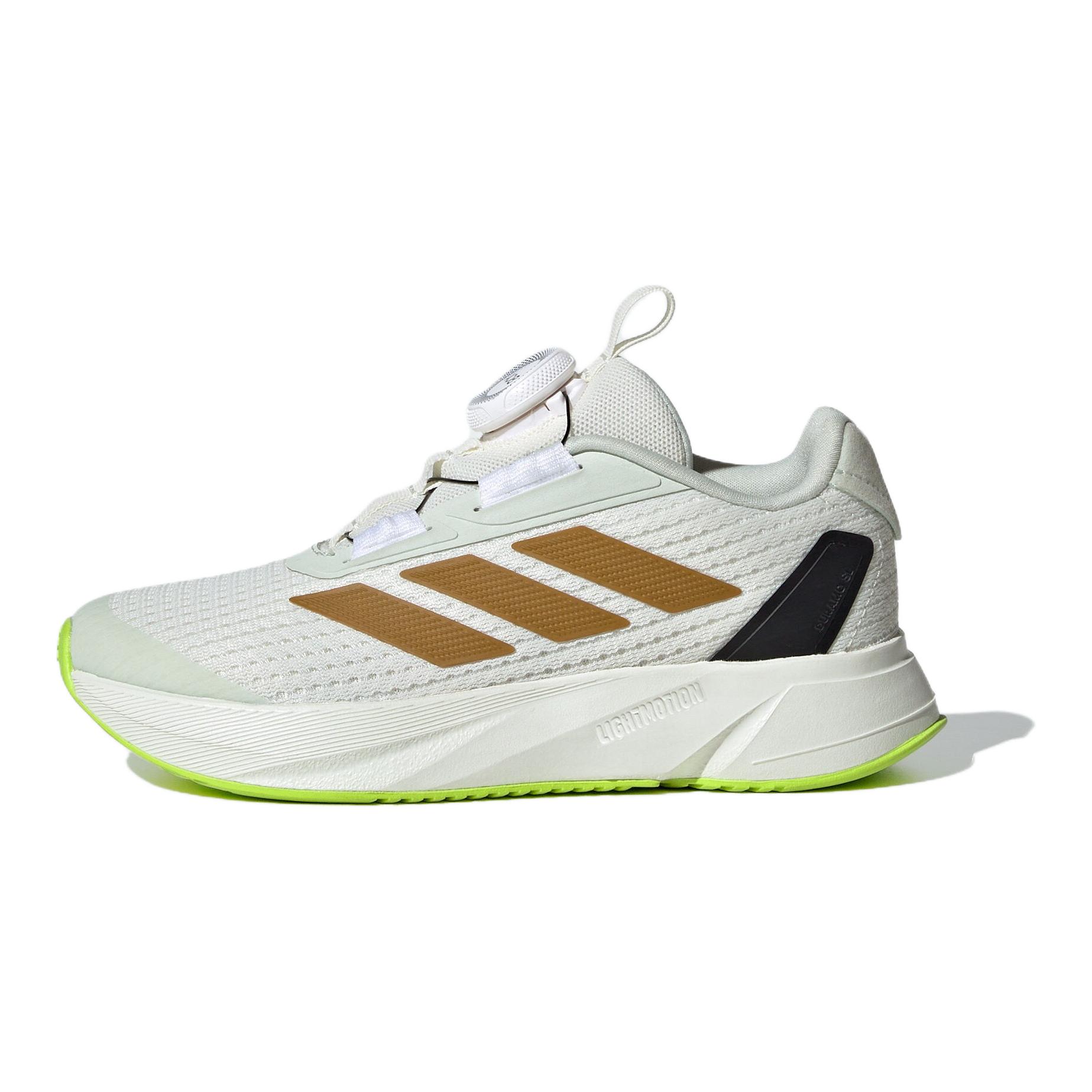 детские кроссовки adidas Duramo Sl (бело-зеленые)