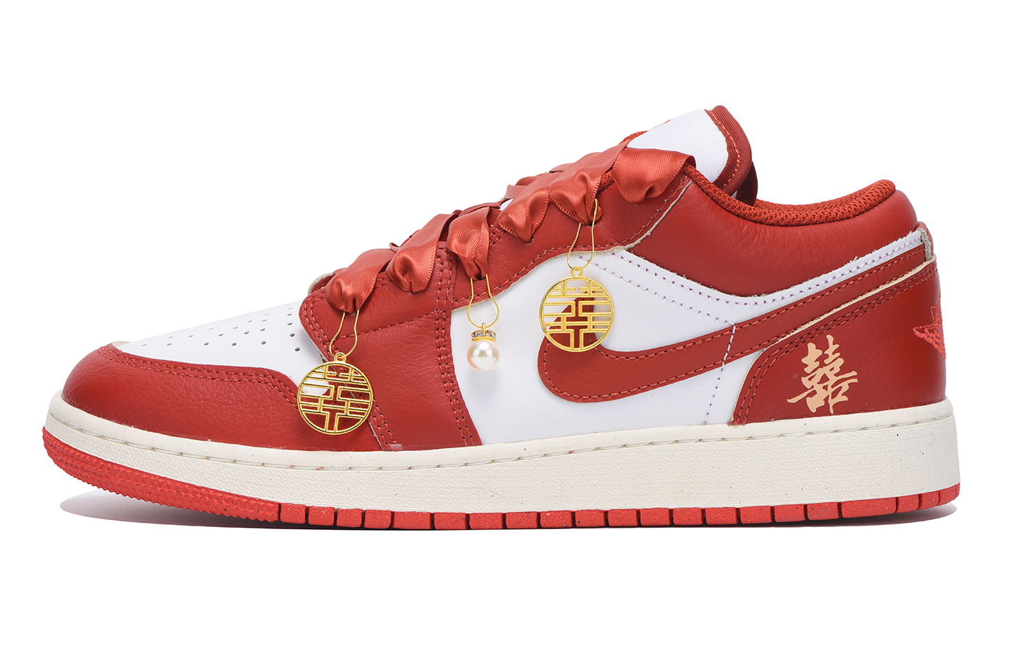 Jordan Air Jordan 1 Low top Vintage Basketball Shoes Women’s Red