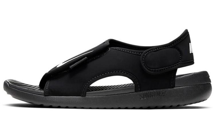 Детские сандалии Nike Sunray Adjust 5 V2 (черно-белые)