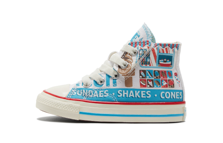 Кеды Converse 1970s (бело-сине-красные)