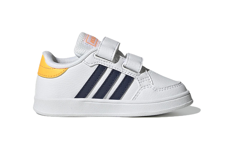 Детские кеды adidas Breaknet (бело-желтые) — Белый / жёлтый — фото 4