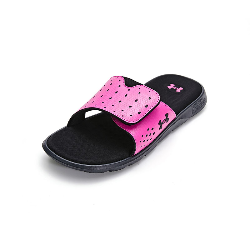Under Armour Comfortable soft children's slippers with velcro, for teenagers
