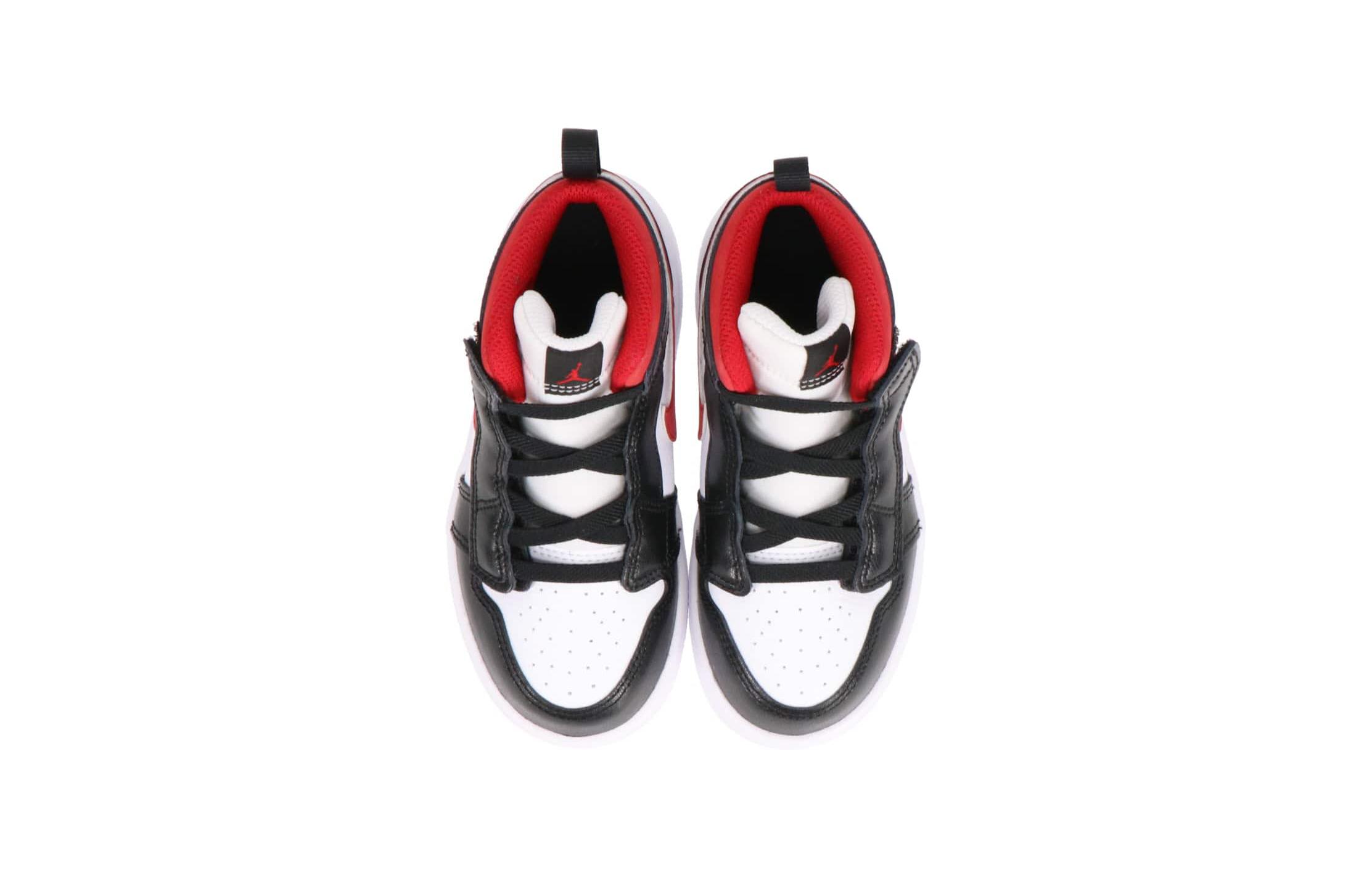 Кроссовки Jordan Air Jordan 1 TD (черный / белый / красный) — Чёрный / белый / красный — фото 4